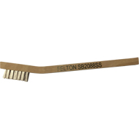 Petites brosses de nettoyage, Acier inoxydable, 3 x 7 rangs de fils, Longueur 7-3/4" Canadian Safety Group Inc.