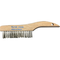 Brosses de nettoyage &agrave; manche en patin, Acier inoxydable, 4 x 16 rangs de fils, Longueur 10" Canadian Safety Group Inc.