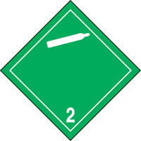 &eacute;tiquettes d'exp&eacute;dition TMD, Classe 2,2, Gaz ininflammables & non-toxiques, Papier Canadian Safety Group Inc.