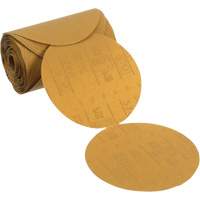 Disque abrasif dor&eacute; en rouleau Stikit, 6" dia., Grain P120, Oxyde d'aluminium Canadian Safety Group Inc.