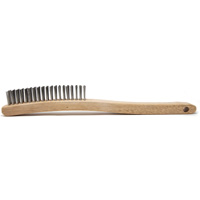 Scratch Brush, Stainless Steel, 4 x 19 Wire Rows, 13-11/16" Long Canadian Safety Group Inc.