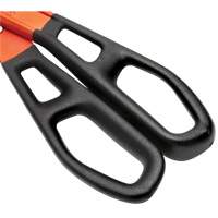 Cisaille d'&eacute;tain en aluminium dentel&eacute; de 13" avec poign&eacute;e tremp&eacute;e, Longueur de coupe de 3", Coupe Droit Canadian Safety Group Inc.