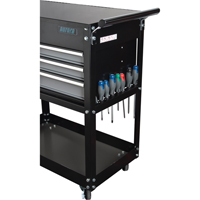 Chariot utilitaire, 4 tiroirs, 18" lo x 33" la x 39" h, Noir Canadian Safety Group Inc.
