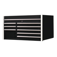 RX Series Tool Chest, 41" W, 8 Drawers, Black Canadian Safety Group Inc.