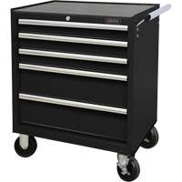 Chariot &agrave; outils industriel, 5 tiroirs, 27" la x 18-3/4" p x 31-1/2" h, Noir Canadian Safety Group Inc.