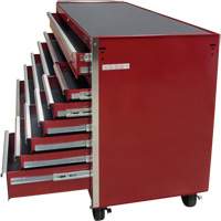 Chariot &agrave; outils industriel, 12 tiroirs, 56" la x 24-1/2" p x 38-1/8" h, Rouge Canadian Safety Group Inc.