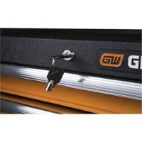 GSX Series Tool Chest, 26" W, 4 Drawers, Black/Orange Canadian Safety Group Inc.