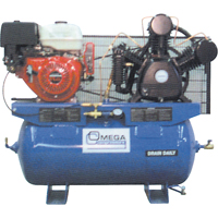 Industrial Series Air Compressors - Engine Compressors, 25 Gal. (30 US Gal) Canadian Safety Group Inc.