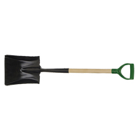 Square Point Shovel, Wood, Tempered Steel Blade, D-Grip Handle, 29" Long Canadian Safety Group Inc.