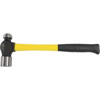 BP-16F Marteau &agrave; panne ronde &agrave; manche en fibre de verre, Poids de la t&ecirc;te 16 oz, Face Ordinaire, Prise Coussin&eacute;e Canadian Safety Group Inc.