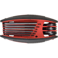 Folding Hex Key Set, 9 Pcs., Imperial Canadian Safety Group Inc.