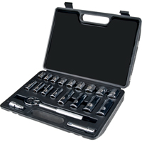 Jeu de douilles, 20 Mcx, Prise de 3/8", Profond Canadian Safety Group Inc.