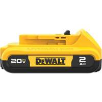 Bloc-piles 20 V Max* Compact XR, Lithium-ion, 20 V, 2 A Canadian Safety Group Inc.