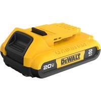 Bloc-piles 20 V Max* Compact XR, Lithium-ion, 20 V, 2 A Canadian Safety Group Inc.