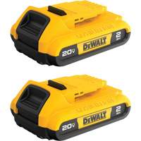 Blocs-piles Max* Compact, Lithium-ion, 20 V, 2 A Canadian Safety Group Inc.