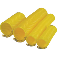 Tuyaux pneumatiques en nylon spiral&eacute; a/raccords, Air, 1/4" DI x 25' lo, Nylon, 200 psi &agrave; 23°C Canadian Safety Group Inc.