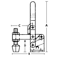 Vertical Hold-Down Clamps - 201 Series Canadian Safety Group Inc.