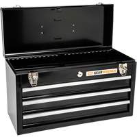 Portable Tool Box, 20" W, 3 Drawers, Black Canadian Safety Group Inc.