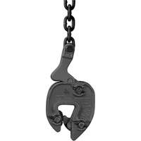 Serre-plaque GX avec attache de chaînette, 1000 lb (0,5 tonne), Ouverture de la m&acirc;choire de 1/16" - 5/16" Canadian Safety Group Inc.