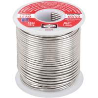 Brasure au plomb 60/40 &agrave; noyau de colophane, &agrave; base de plomb, 60 % d'&eacute;tain, 40 % de plomb, &acirc;me Colophane, dia. 1/16" Canadian Safety Group Inc.
