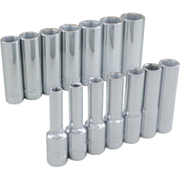 Jeu de douilles, 14 Mcx, Prise de 3/8", Profond Canadian Safety Group Inc.