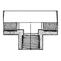 Female Pipe Tees, Brass, 1/8" Canadian Safety Group Inc.