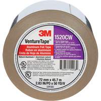 Ruban en aluminium Venture Tape, &eacute;paisseur 1,8 mils, 72 mm (3") x 45,7 m (150') Canadian Safety Group Inc.