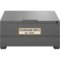 Jobsite Sloped Lid Storage Box, 60" x 30" x 39-3/8", Steel, Grey Canadian Safety Group Inc.