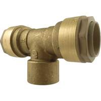 Quickline Air Piping Tee Connect, Brass, 1/2" Canadian Safety Group Inc.