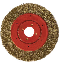 No Throw Partial Encapsulated Wire Wheel, 3" Dia., 0.012" Fill, 1/4" Arbor Canadian Safety Group Inc.