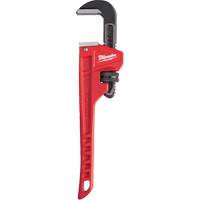 Cl&eacute; &agrave; tuyau, Cap des m&acirc;choires 1-1/2", Longueur 10", Fini Rev&ecirc;tement en poudre, Prise Ergonomique Canadian Safety Group Inc.