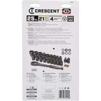 Ensemble d'outils pour m&eacute;canicien, 25 Mcx, Prise de 3/8" Canadian Safety Group Inc.
