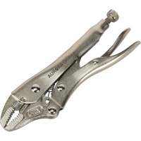 Locking Pliers with Wire Cutter, 5" Length, Curved Jaw Canadian Safety Group Inc.