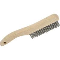 4SHSS Hand Scratch Brushes, Stainless Steel, 4 x 16 Wire Rows, 10" Long Canadian Safety Group Inc.