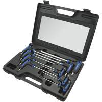 JTTK-9 T-Handle Key Wrench Sets, 9 Pcs., Torx&reg; Canadian Safety Group Inc.