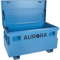 Coffre &agrave; outils de chantier, 48" x 24" x 27-3/5", Acier, Bleu Canadian Safety Group Inc.