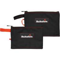 Sac &agrave; fermeture &eacute;clair polyvalent, Polyester balistique, Noir/Rouge Canadian Safety Group Inc.