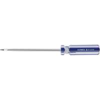Blue Transparent Striped Slotted Screwdriver, 5/16" Tip, Round, Plastic Handle Canadian Safety Group Inc.