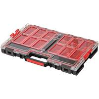 Grand organisateur avec bacs Arx, 21" x 15" x 3", Noir Canadian Safety Group Inc.