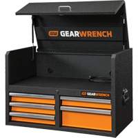 GSX Series Tool Chest, 36" W, 5 Drawers, Black/Orange Canadian Safety Group Inc.