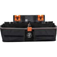 Bucket Work CentreS-Hook Large Pouch Module, Nylon, 3 Pockets, Black/Orange Canadian Safety Group Inc.