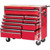 PRC4211 Pro Series Roller Cabinet, 11 Drawers, 42" W x 18" D x Red Canadian Safety Group Inc.