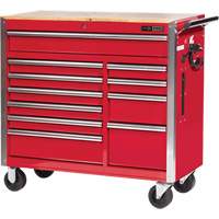 PRC4211 Pro Series Roller Cabinet, 11 Drawers, 42" W x 18" D x Red Canadian Safety Group Inc.