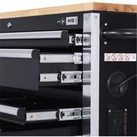 HDRC5212 HD Series Roller Cabinet, 12 Drawers, 51-1/4" W x 21" D x 40-3/10" H, Black Canadian Safety Group Inc.