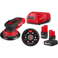 M12 FUEL 6" Random Orbital Sander Kit, 6" Sand Paper, 12 V Canadian Safety Group Inc.