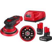 M12 FUEL 6" Random Orbital Sander Kit, 6" Sand Paper, 12 V Canadian Safety Group Inc.