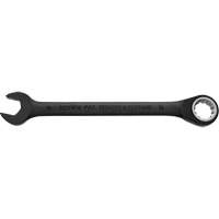 Metric Spline Combination Reversible Ratcheting Wrench, Black/Chrome Finish Canadian Safety Group Inc.