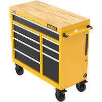 Heavy-Duty Mobile Workstation, 8 Drawers, 40" W x Yellow Canadian Safety Group Inc.
