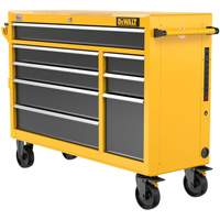 Heavy-Duty Mobile Workstation, 8 Drawers, 52" W x Yellow Canadian Safety Group Inc.