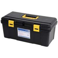 Coffre &agrave; outils portatif en plastique JPTB-22, 22" la x 10-1/4" p x 9-1/2" h, Noir Canadian Safety Group Inc.